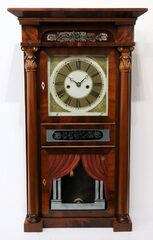E. W. Adams Patent Eight Day Brass Clock, 1836–1837.