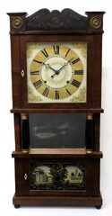 C & LC Ives “Patent Lever Brass Eight Day Clock”, 1830-1837.