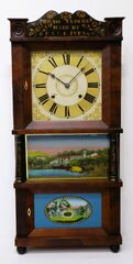 C & LC Ives Patent Brass Eight Day Clock, 1830-1836.