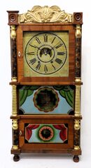 R. & J.B. Terry Eight Day Brass Clock, 1835-1837.