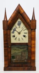 Chauncey Jerome 30-hour fusee steeple, 1845-1850.