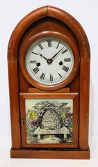 Beach & Byington 30-hour fusee round gothic, ca. 1840.