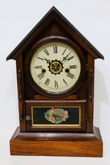 Waterbury Clock Co. peaked roof cottage, ca. 1890.