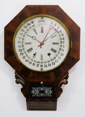 Wm. L. Gilbert & Co. “Octagon Drop Calendar”, 1861-1866.