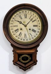 Ansonia Clock Co. “Round Drop Calendar”, ca. 1920.