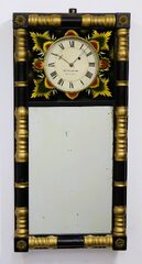 Wm. Gerrish New Hampshire mirror clock, 1827.