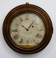 Brewster & Ingrahams 15-inch gallery clock, ca. 1850.