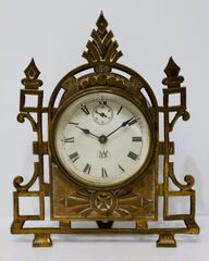 E.N. Welch Manufacturing Co. “La Reine” Patent Case, Cast front series, ca. 1882.