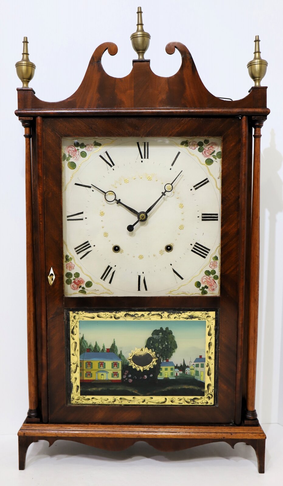 Samuel Terry pillar & scroll, 1828-1835. — Antique Clocks Price Guide