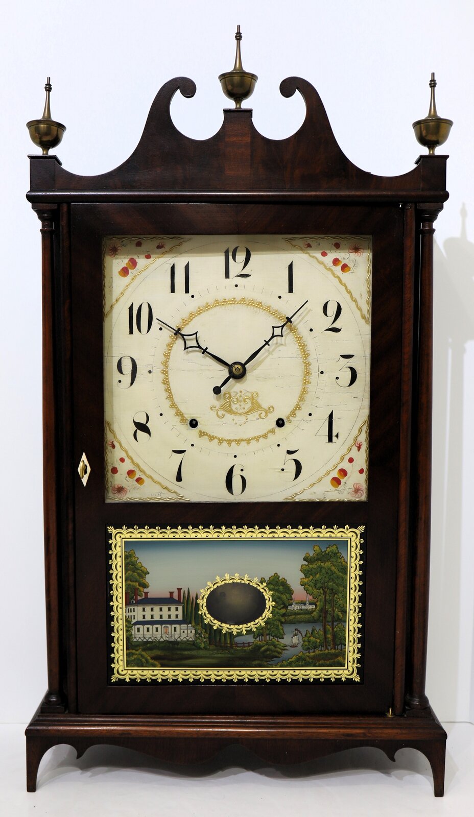 Seth Thomas pillar & scroll, 1818-1827. — Antique Clocks Price Guide