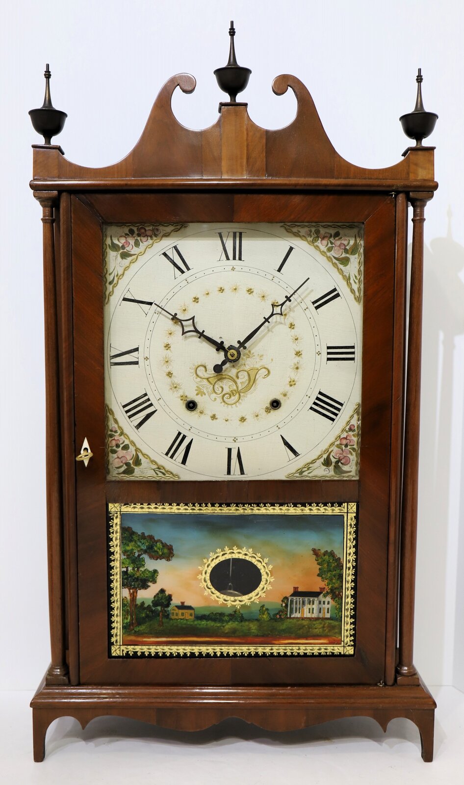 Seth Thomas pillar & scroll, 1818-1827. — Antique Clocks Price Guide