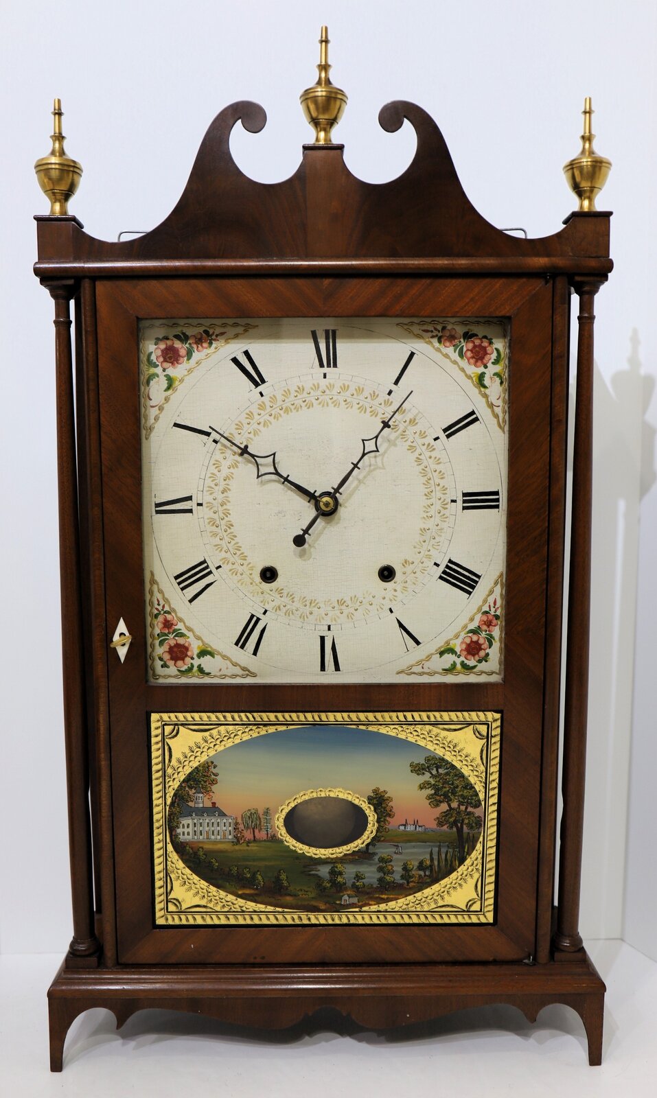 E. Terry & Sons pillar & scroll, 1823-1831. — Antique Clocks Price Guide