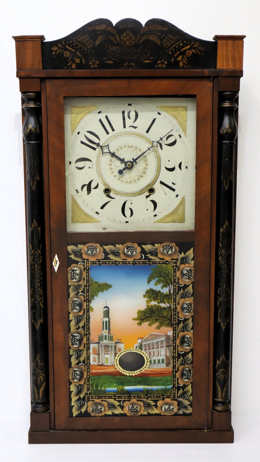 Jerome & Co. long-drop column & splat, 1833-1834. — Antique Clocks Price Guide