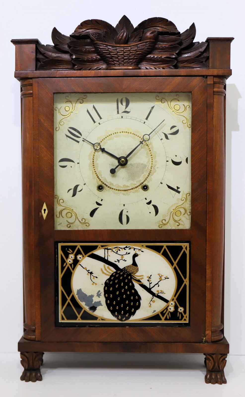 Terry Jr quarter-column & splat — Antique Clocks Price Guide