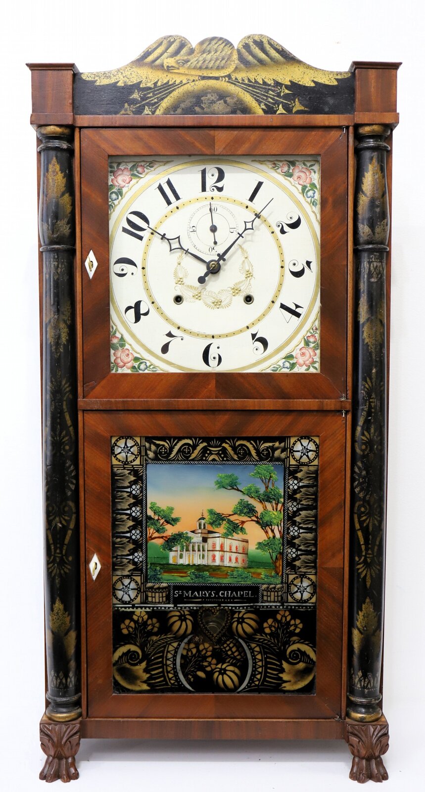 Seth Thomas “Patent Clock”, ca. 1830. — Antique Clocks Price Guide