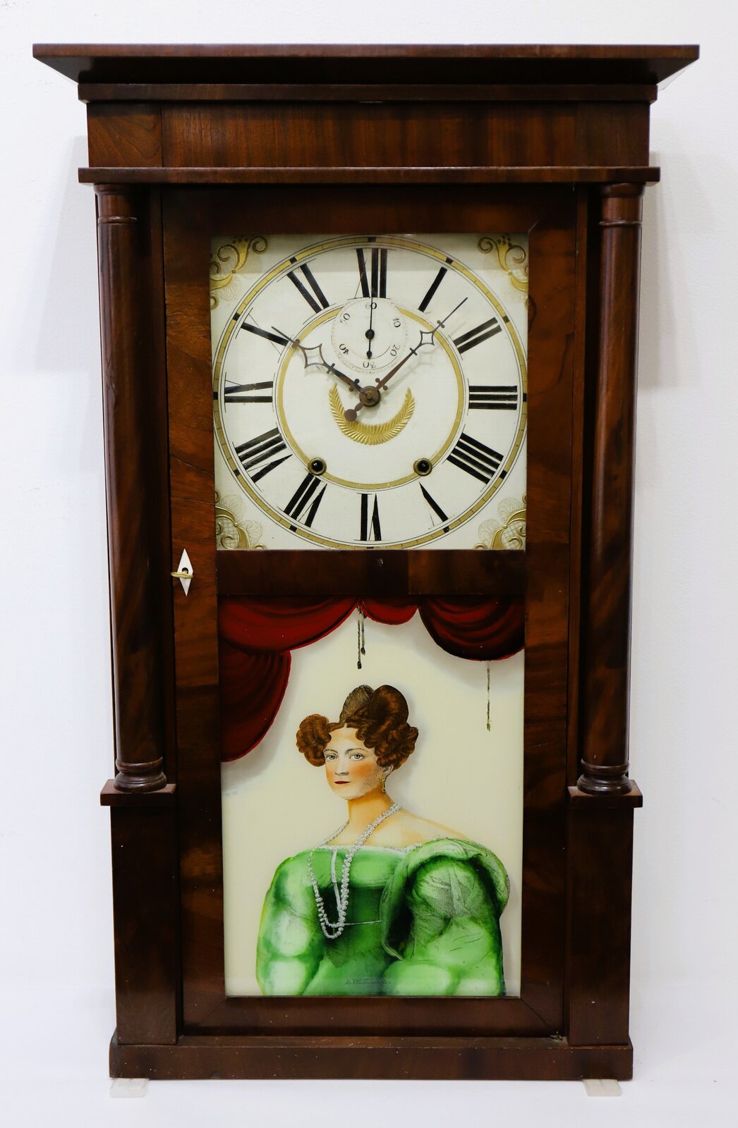 Riley Whiting “Modern Improved Eight Day Clock”, 1828-1835. — Antique Clocks Price Guide