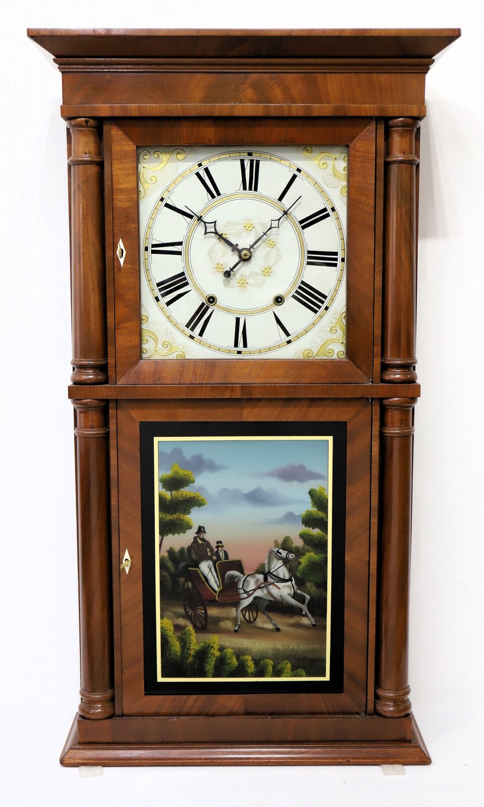 Riley Whiting “Modern Improved Eight Day Clock”, 1828-1835. — Antique Clocks Price Guide
