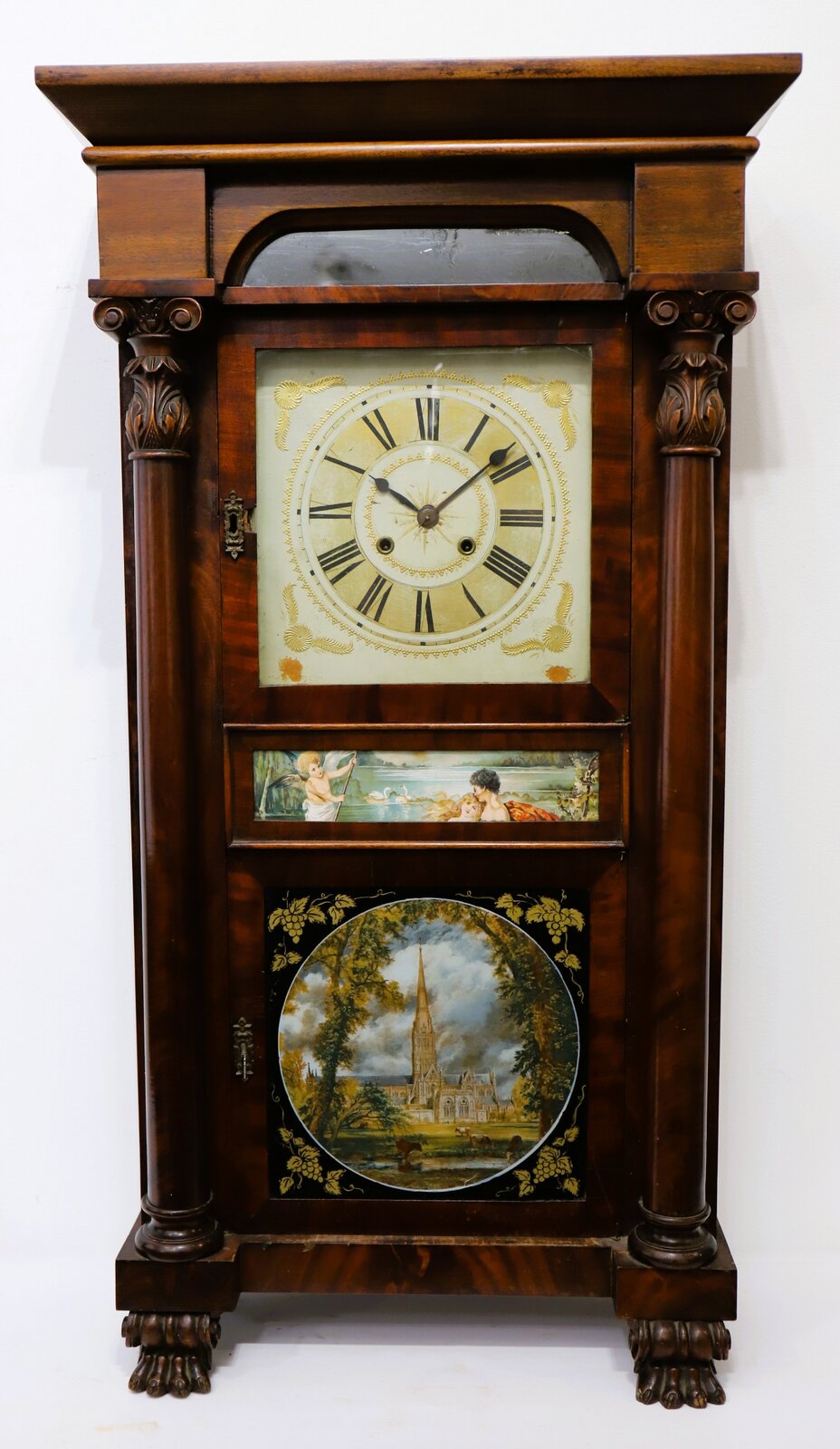 Marshall & Adams Empire shelf clock, 1834-1836. — Antique Clocks Price Guide