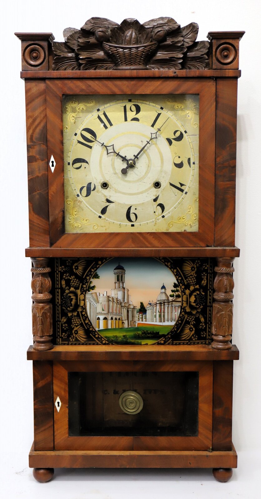 C. & L.C. Ives “Patent Brass Eight Day Clock”, 1830-1836. — Antique Clocks Price Guide