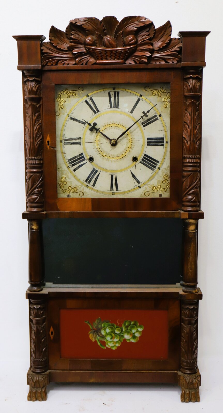 Birge & Ives “Patent Brass Eight Day Clock”, 1832-1833. — Antique Clocks Price Guide