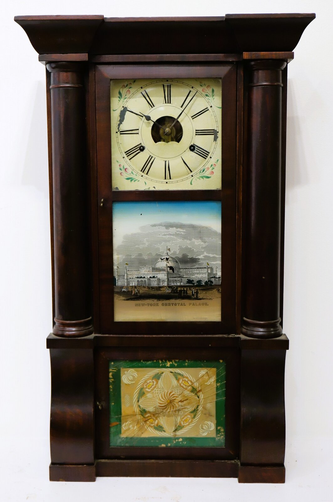 Birge, Peck & Co. “Extra 8 Day Brass Clock”, 1849-1859. — Antique Clocks Price Guide