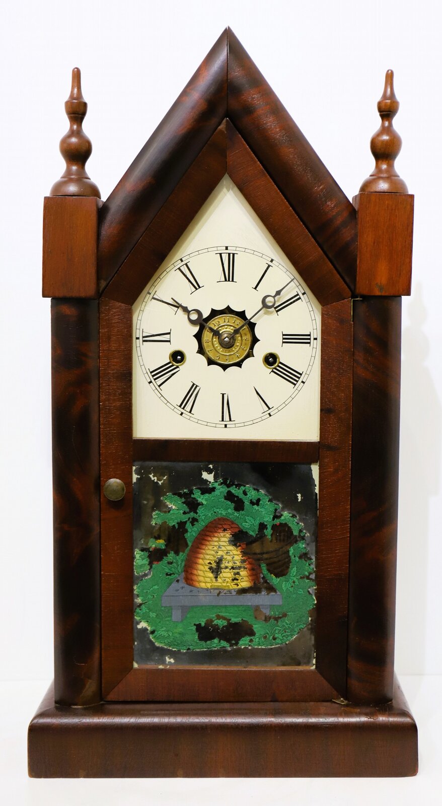 New Haven Clock Co. 30-hour steeple, ca. 1860. — Antique Clocks Price Guide