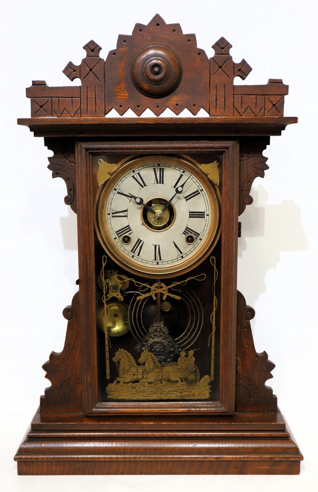 E.N. Welch Mfg. Co. “Trotters 2”, ca. 1893. — Antique Clocks Price Guide