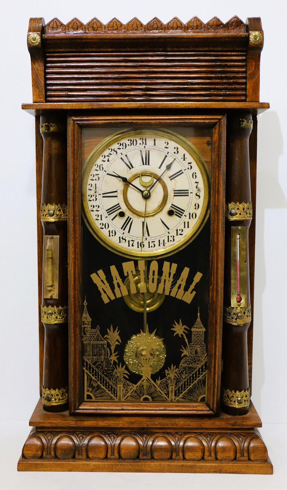 Wm. L. Gilbert Clock Co. “National”, ca. 1875. — Antique Clocks Price Guide