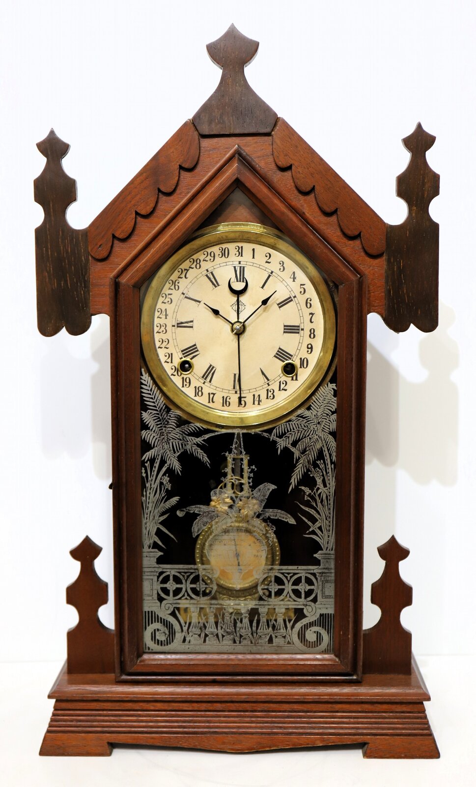 Ansonia Clock Co. “Africa” calendar, ca. 1883. — Antique Clocks Price Guide