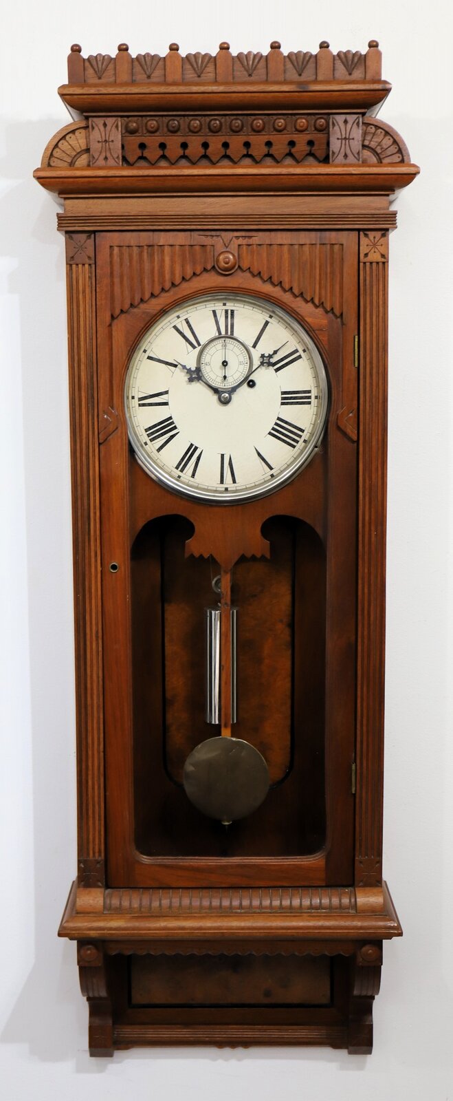 Wm L Gilbert Clock Co. “Regulator No. 10”, ca. 1901. — Antique Clocks Price Guide