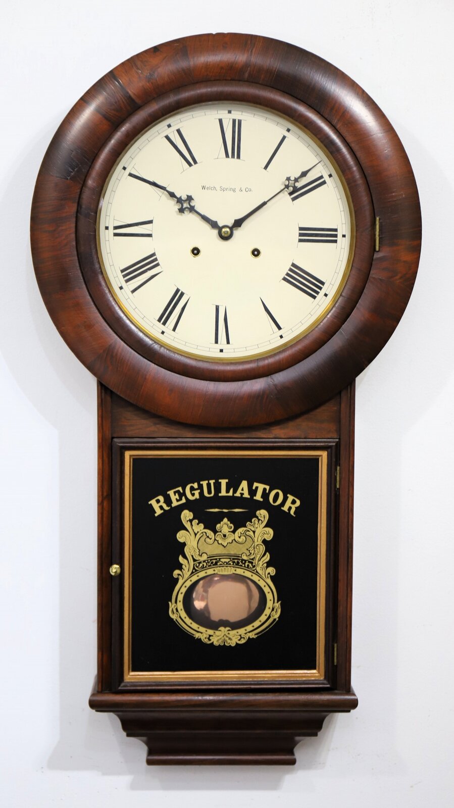 Welch, Spring & Co. “Regulator No. 3”, ca. 1878. — Antique Clocks Price Guide