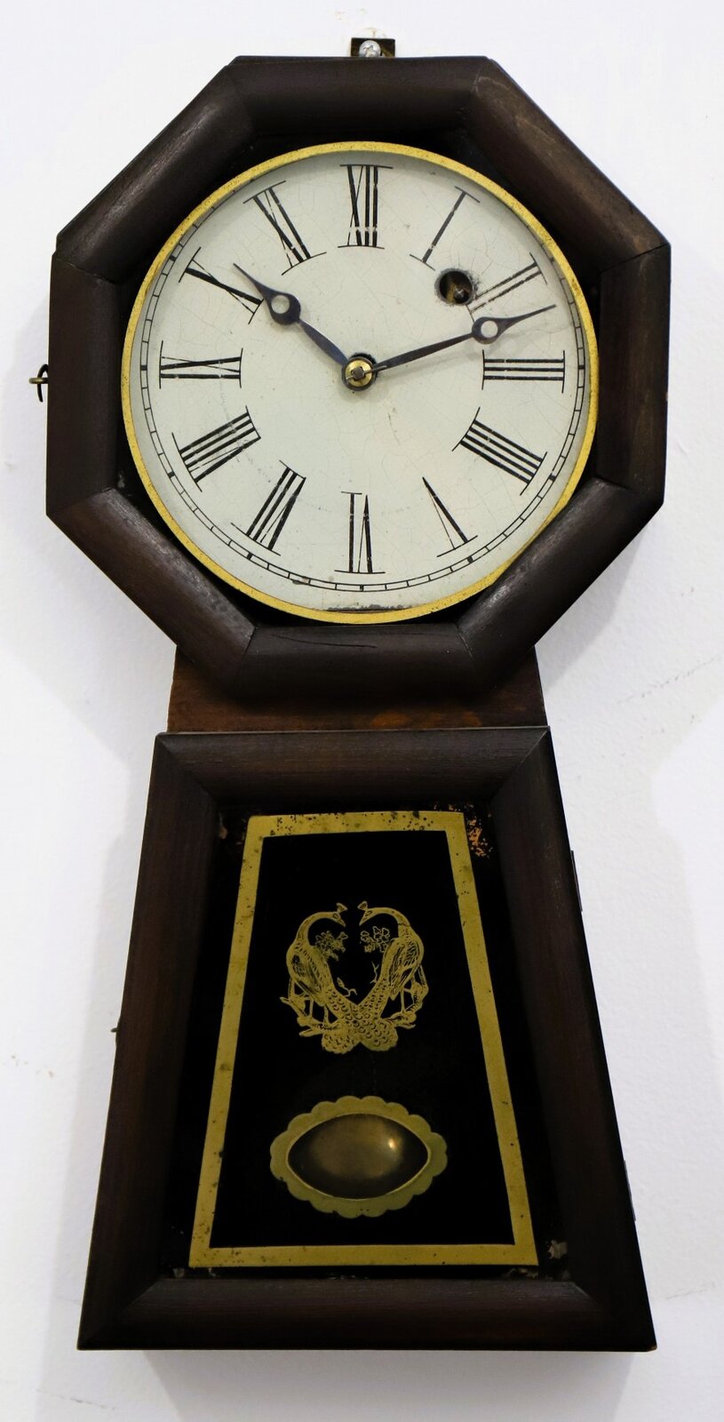 Chauncey Jerome miniature keyhole clock, ca. 1850. — Antique Clocks Price Guide