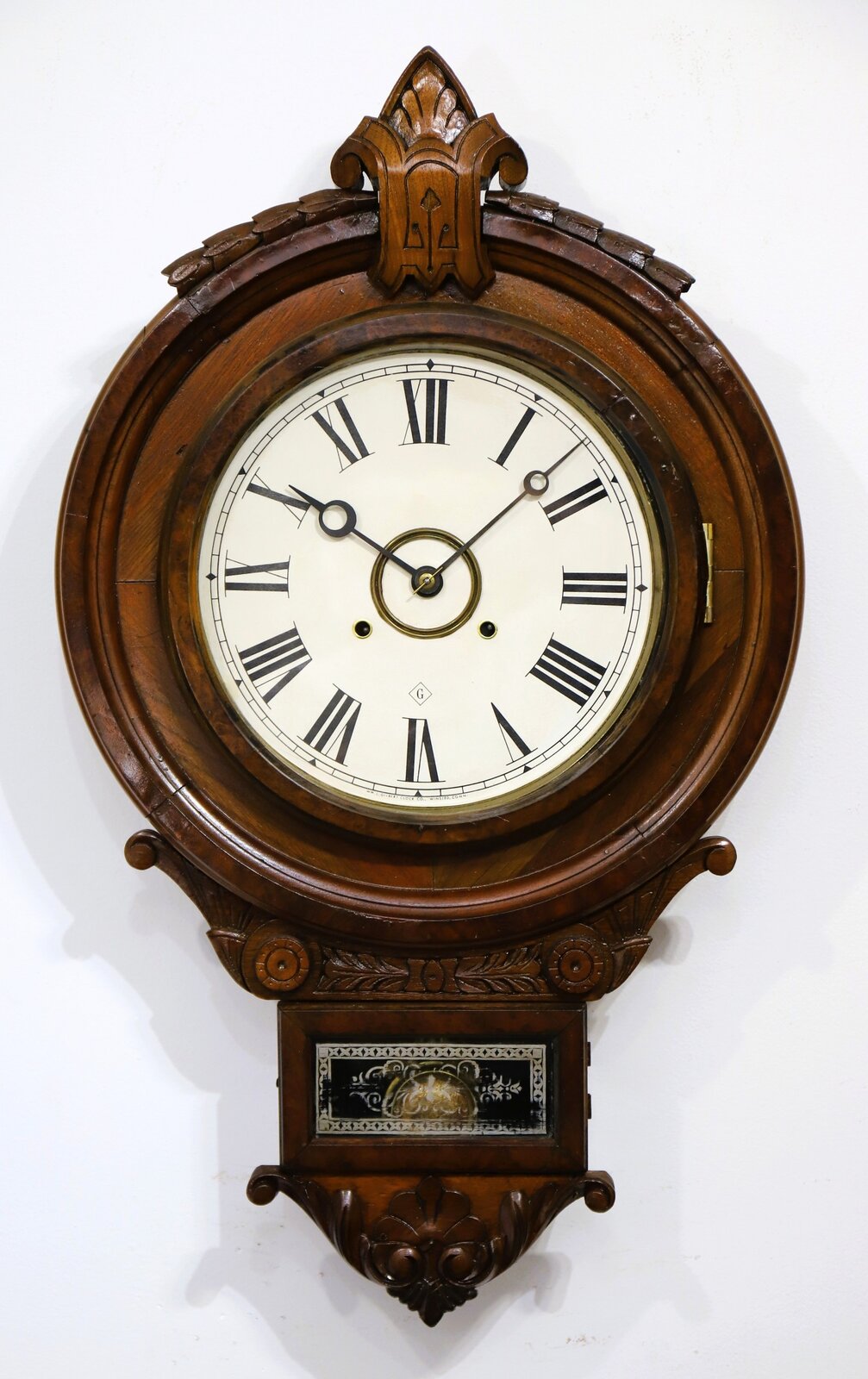 Wm. L. Gilbert Clock Co. “Circle Drop”, ca. 1900. — Antique Clocks Price Guide
