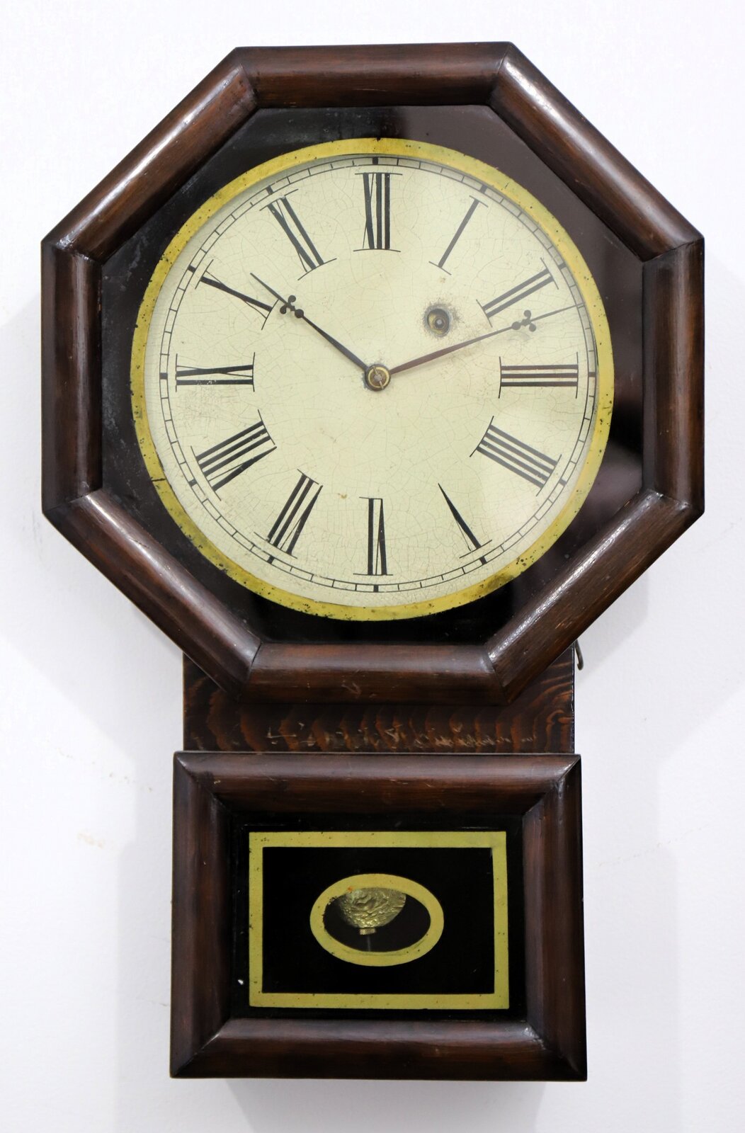 Chauncey Jerome square keyhole, ca. 1850. — Antique Clocks Price Guide