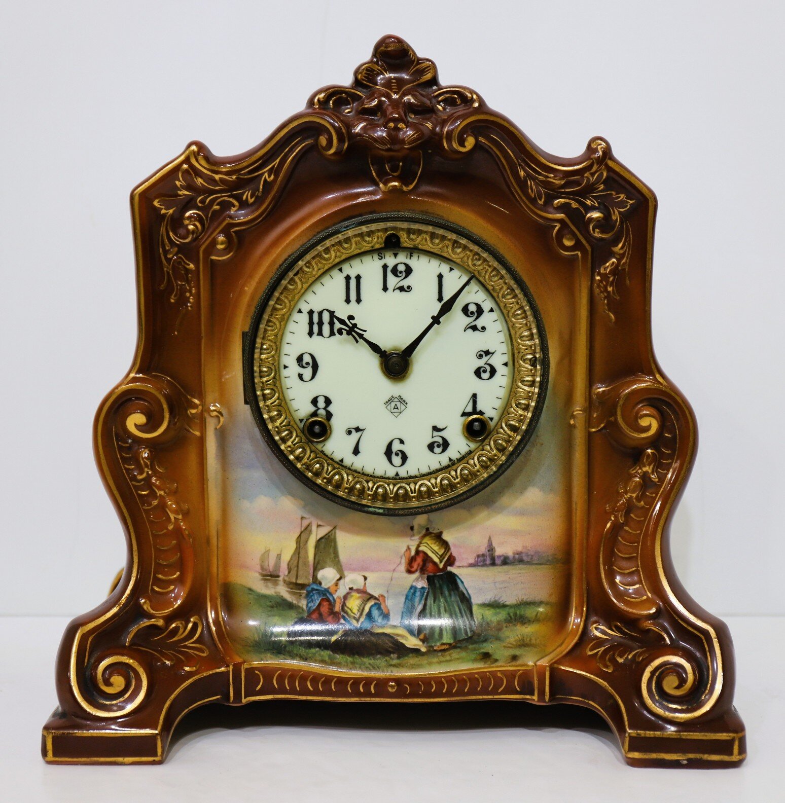 Ansonia Clock Co. “La Cannes”, ca. 1904. — Antique Clocks Price Guide