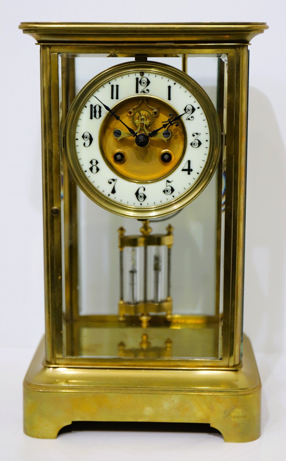 S. Marti & Cie crystal regulator, ca. 1889. — Antique Clocks Price Guide