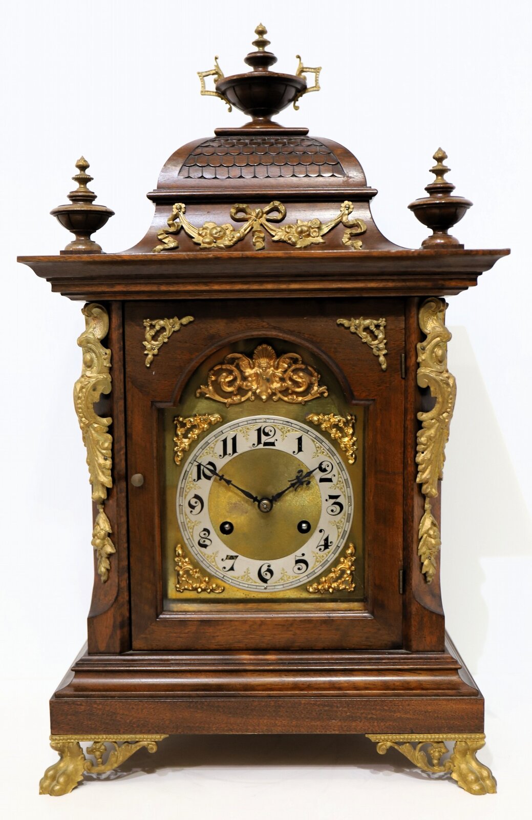 Junghans bracket clock with bracket, ca. 1890. — Antique Clocks Price Guide
