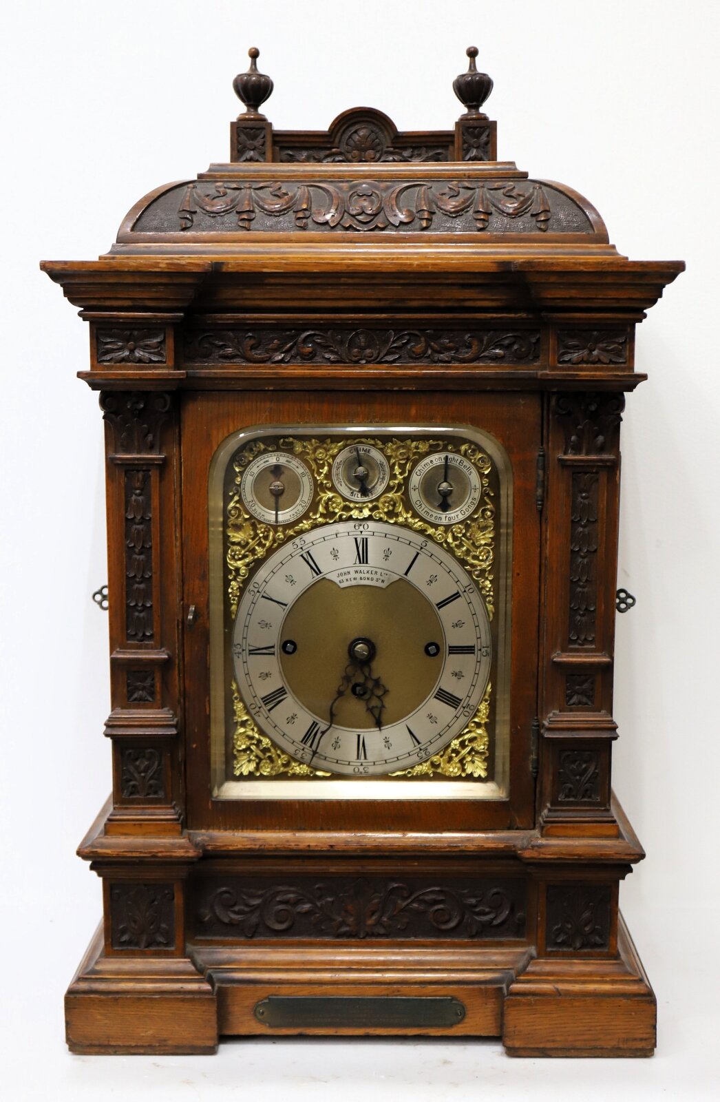 Winterhalder & Hofmeier fusee bracket chime, 1905. — Antique Clocks Price Guide