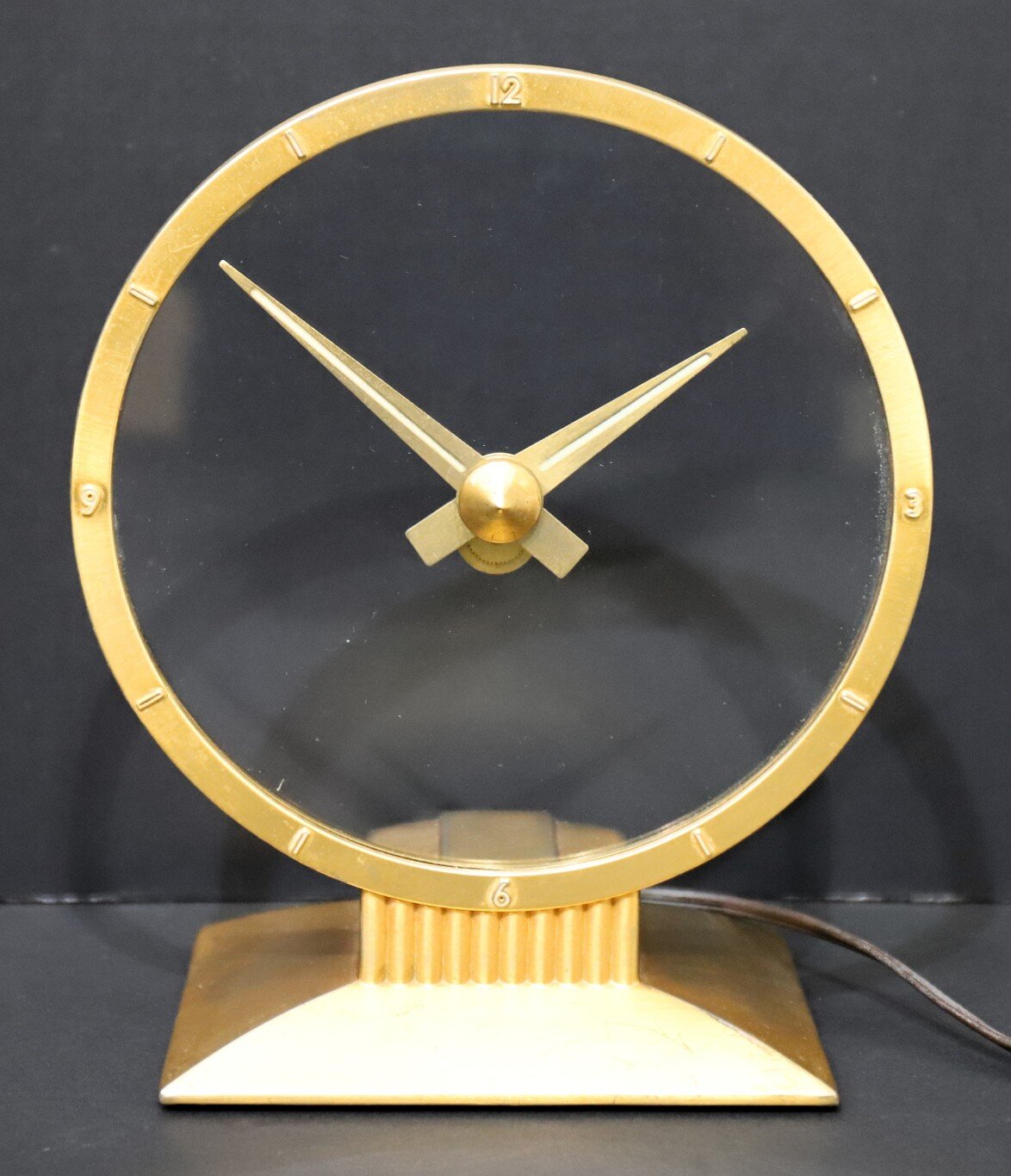 Jefferson Electric Co. “Golden Hour”, 1952. — Antique Clocks Price Guide