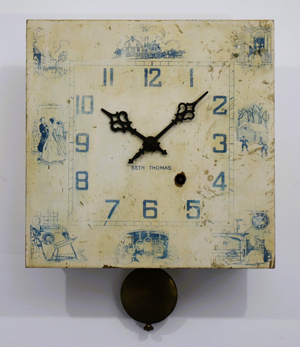 Seth Thomas Clock Co. “Square Kitchen”, 1928-29. — Antique Clocks Price Guide
