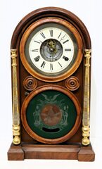 E. Ingraham & Co. Venetian with Ives tin plate movement, ca. 1861.