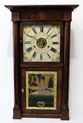 Silas B. Terry column & cornice shelf clock, ca. 1835.