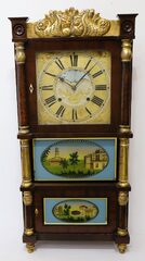 Birge, Mallory & Co. Patent Brass Eight Day Clock, 1838-1843.