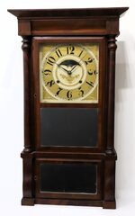 Birge, Mallory & Co. Patent Brass Eight Day Clock, 1838-1843.