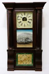 Birge, Peck & Co. “Extra 8 Day Brass Clock”, 1849-1859.
