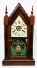 New Haven Clock Co. 30-hour steeple, ca. 1860.