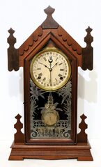 Ansonia Clock Co. “Africa” calendar, ca. 1883.