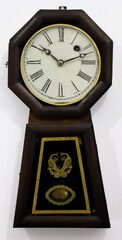 Chauncey Jerome miniature keyhole clock, ca. 1850.