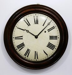 Elisha Manross gallery clock, 1843-1850.