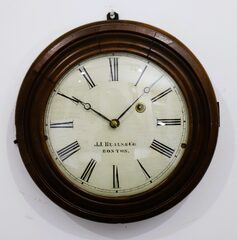 Brewster & Ingrahams small gallery timepiece, 1845-1850.